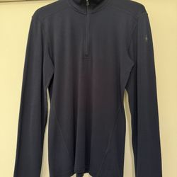 Smartwool Classic Thermal Merino Quarter-Zip Base Layer Top - Men's Medium