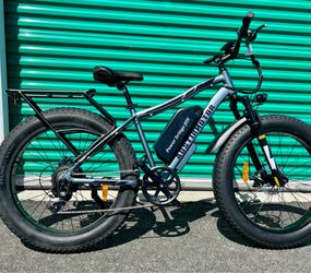 NEW 750/1000Watt/20ah Battery Electric Fat Tire MTB Mountain E-Bike, 28mph Top Speed, Twist Throttle or Pedal Assist