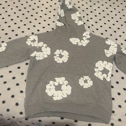 Denim Tears Hoodie Grey Medium