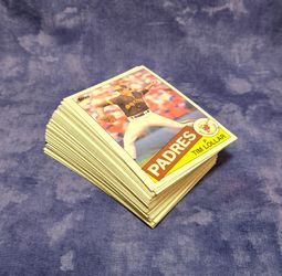1985 Topps Base Set Baseball Cards RC Lot of 65