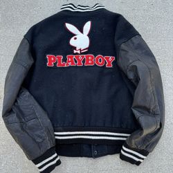 True Vintage Playboy Varsity Jacket Large