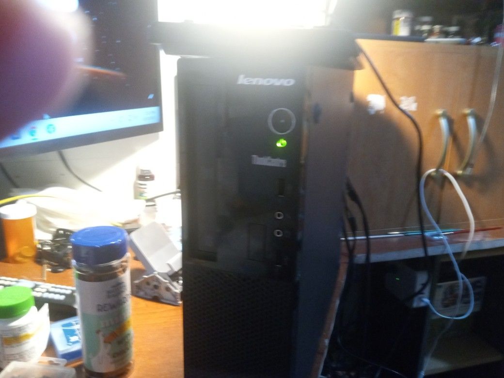 Lenovo Desk Top PC Tower Work Good