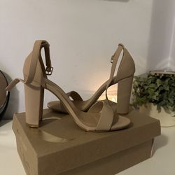 Beige High Heels