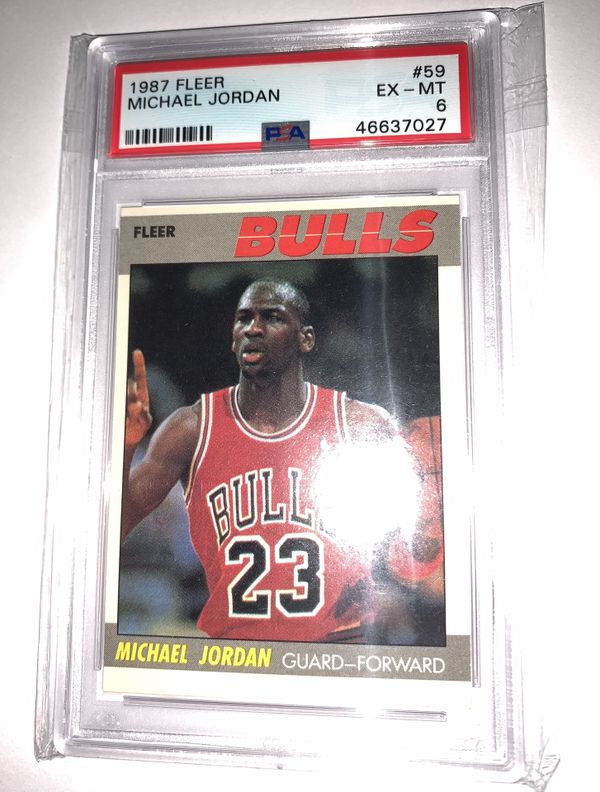 michael jordan 1987 fleer basketball card