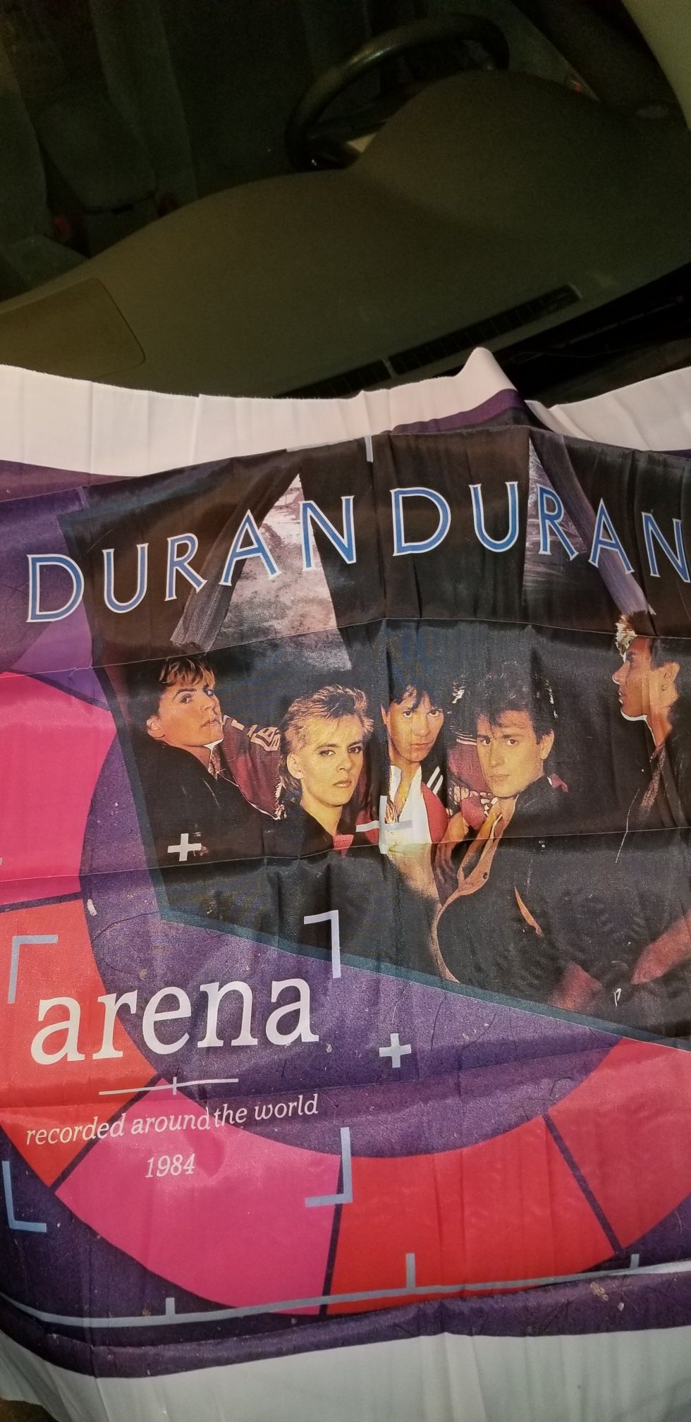 Duran duran wall flag art