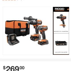 Tools Only Rigid Hammer Drill/Driver & Impact