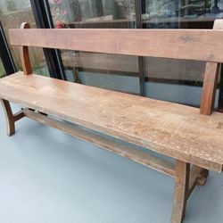 Wood Bench