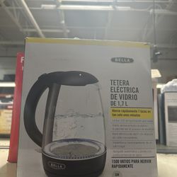 NEW Electric Glass Kettle BOOMwarehouse