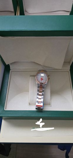 Two-Tone Stainless Steel Dress Watch with Box