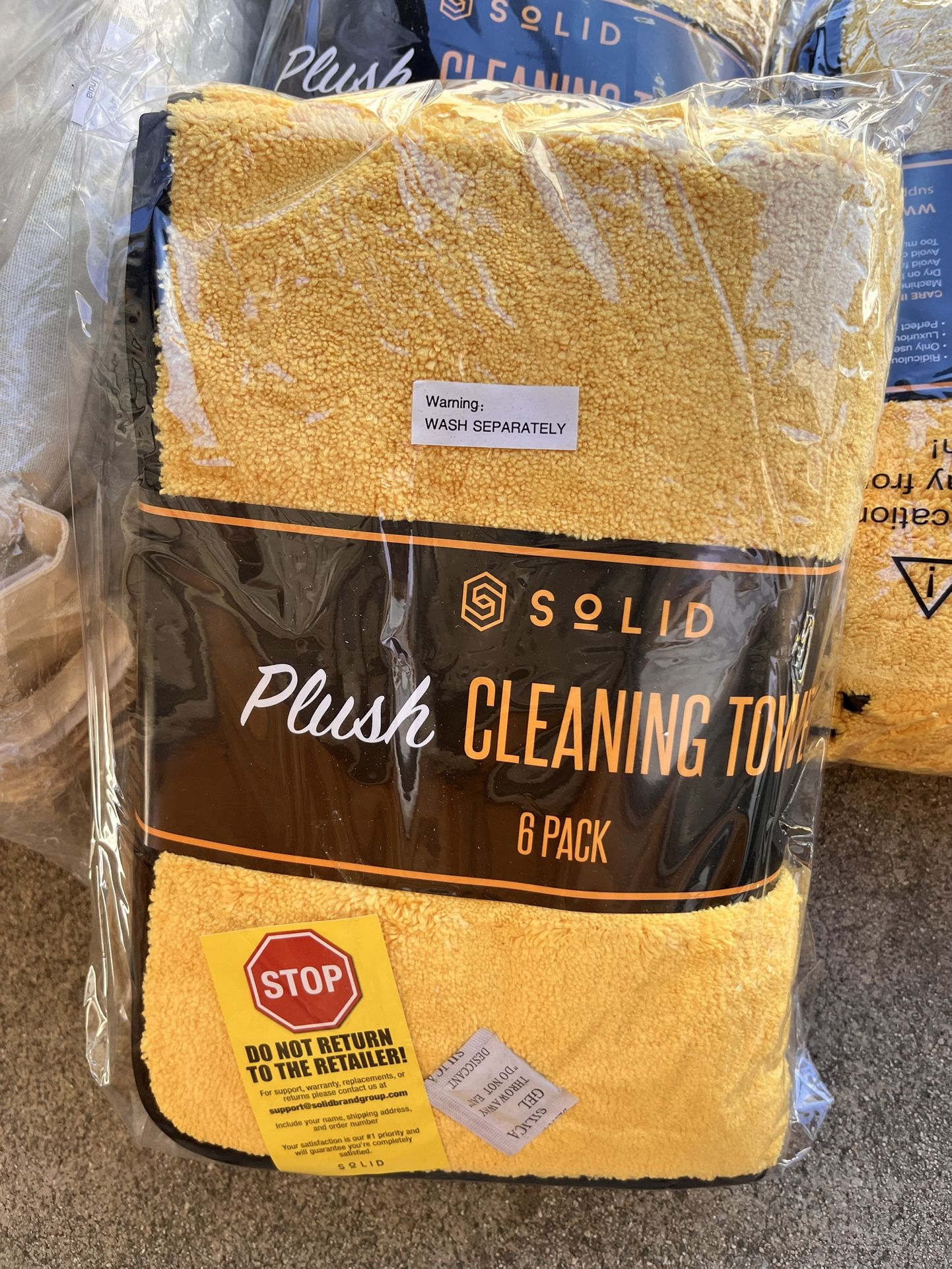 Plush Cleaning Towels