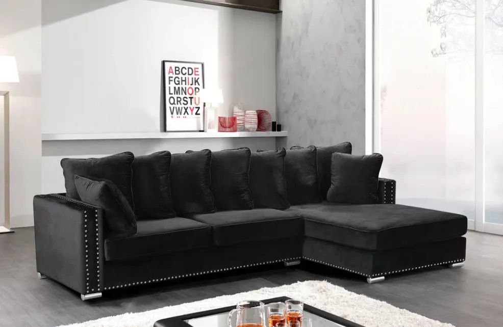 Brand New Black Sectional Sofa For, Leather Sectional Sofa Austin Tx