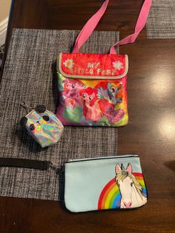Set of 3 my little pony purse