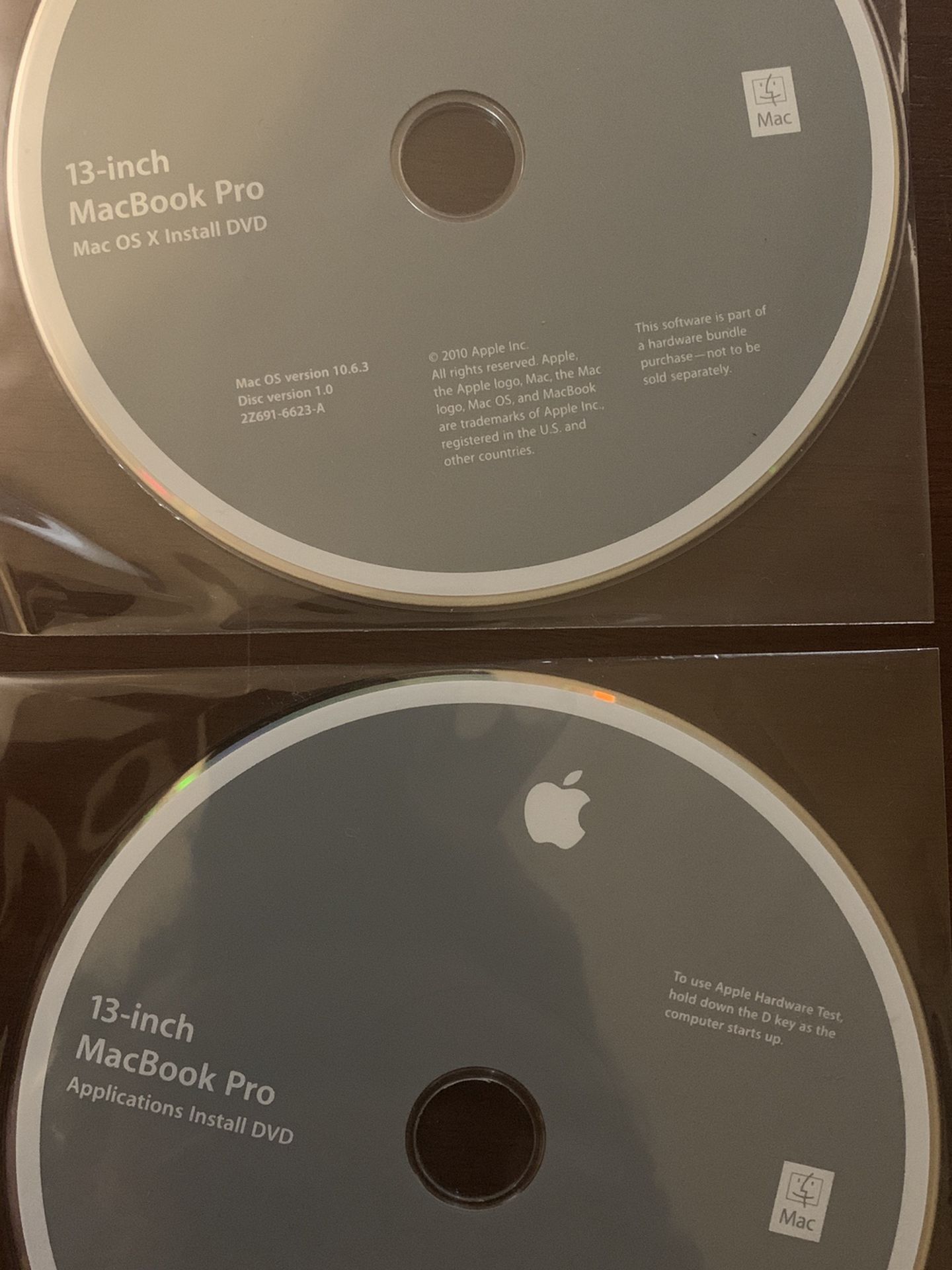 Mac OS 10.6.3 Snow Leopard Install Disks $25
