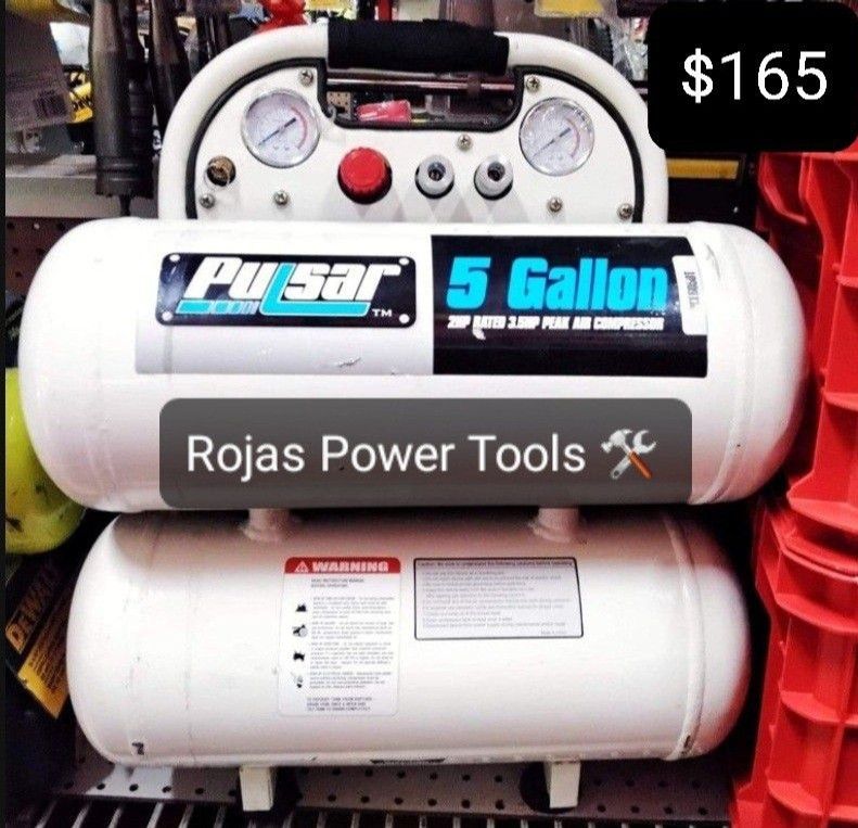 PULSAR 5GAL 2HP RATER 3.5GPM PEAK AIR COMPRESSOR