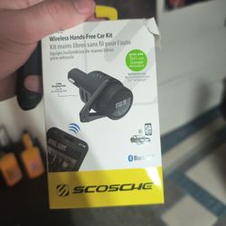 Scosche New Wireless Bluetooth Car Kit Fm Radio Transmitter 
