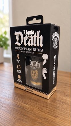 Liquid Death Mountain Buds Wireless Earbuds