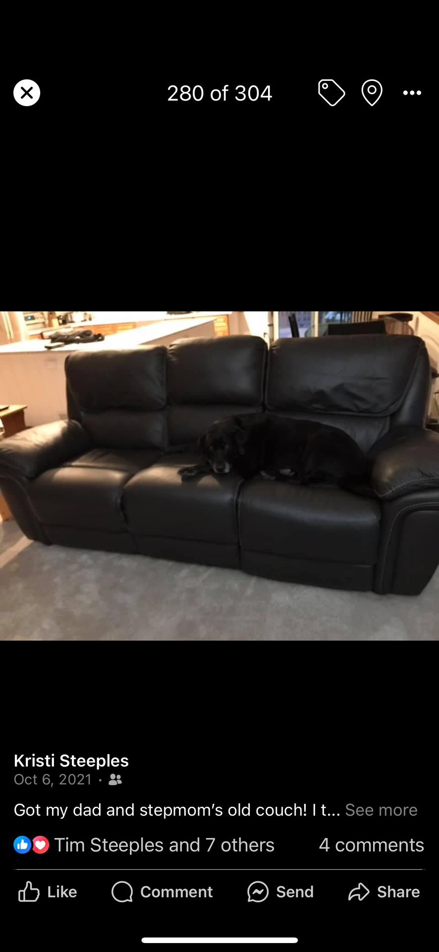 Leather Couch With Electric Recliner