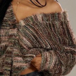 Fuzzy Cardigan