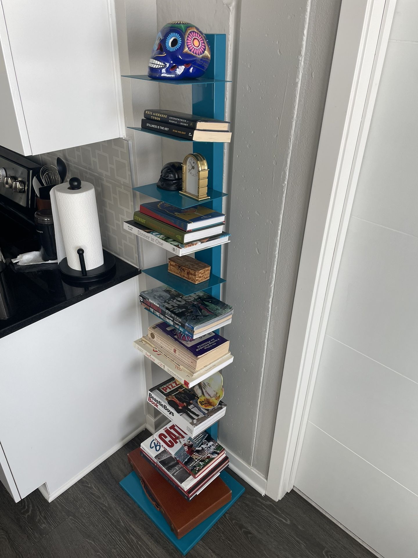 Bookshelf - Metal, Light Blue