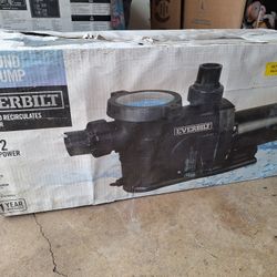 New Everbilt 1 1/2HP In Ground Pool Pump.