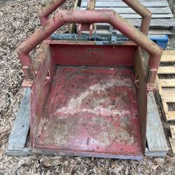 Large Heavy Duty 3 Point Hitch Scoop Bucket 
