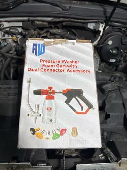 Car wash foam gun