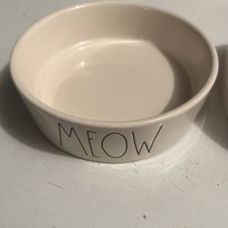 Cat Food bowl RAE DUNN (Set)