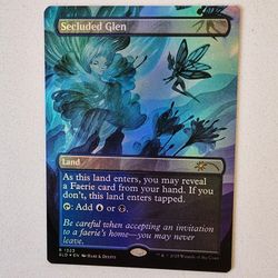 MTG Secluded Glen Rainbow Foil Secret Lair 1323