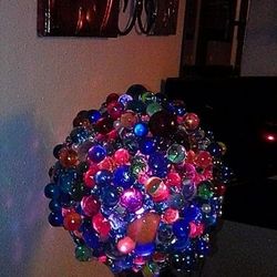 Marble Glass Globe Very Pretty