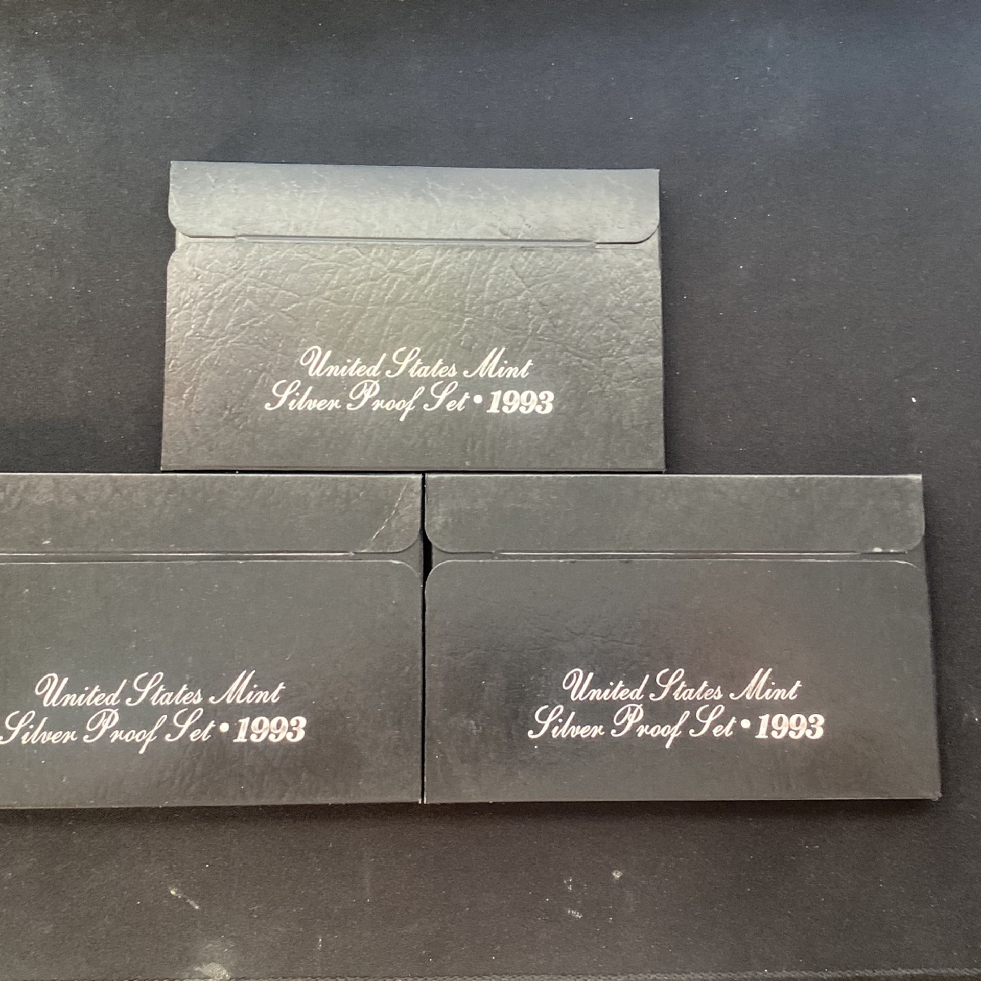 3X 1993 US Mint Silver Proof Set