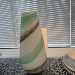 Vase Glass Green 💚