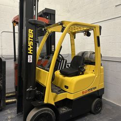 Forklift Hyster 5000lb Side-shift Triple Tower Ready To Work