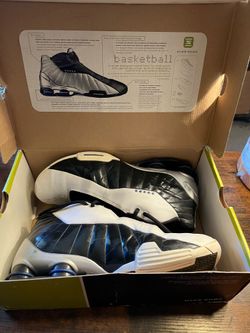 Nike Shox BB4 OG 2001 Vince Carter Black Silver Blue Size 10 Sneakers 830218-102