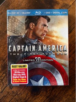 Captain America: The First Avenger 3D Blu-ray Limited Edition