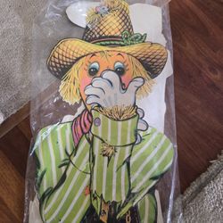 🎃 HALLOWEEN 1980 BEISTLE SCARECROW NEVER OPENED 53 INCHES TALL
