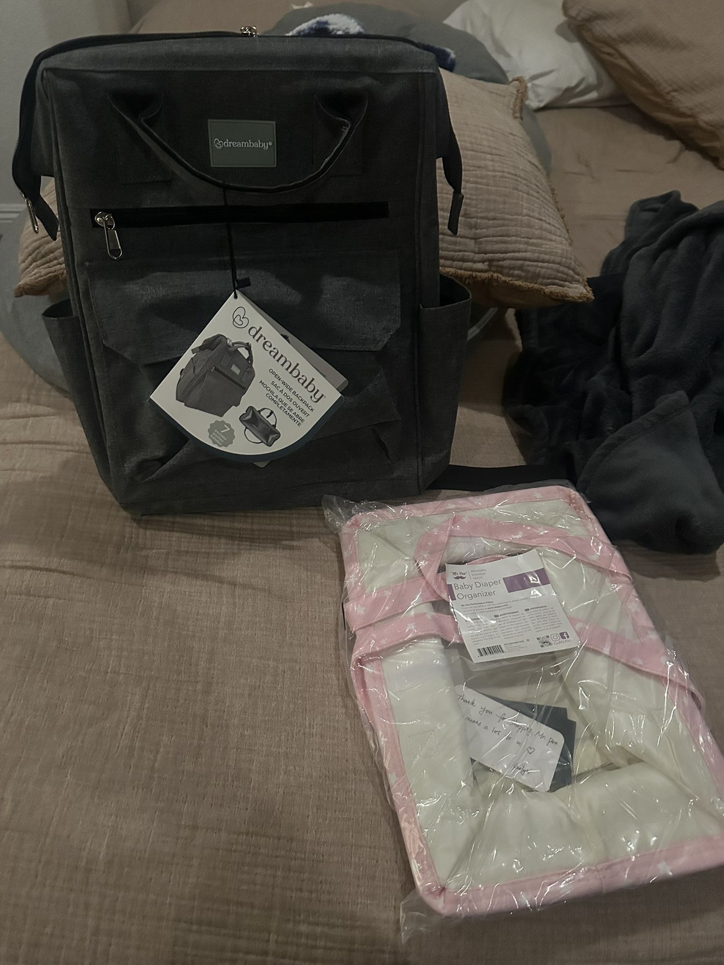 Diaper Bag & Baby Diaper Organizer