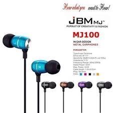 3X JBM MJ100 super bass earphone earbud headphone