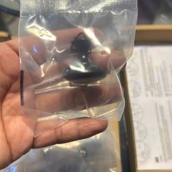 New In Box 10 Piece Round Cabinet Knobs 1.18 Inches diameter Flat Black 10 Pack💥🎄$5💥🎄