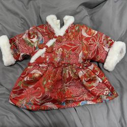Like New Chinese Baby Dress Size 3-6 Months