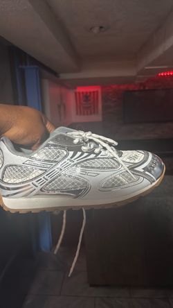 Bottega Veneta Orbit Sneakers Silver 12