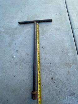 Water main shut off wrench