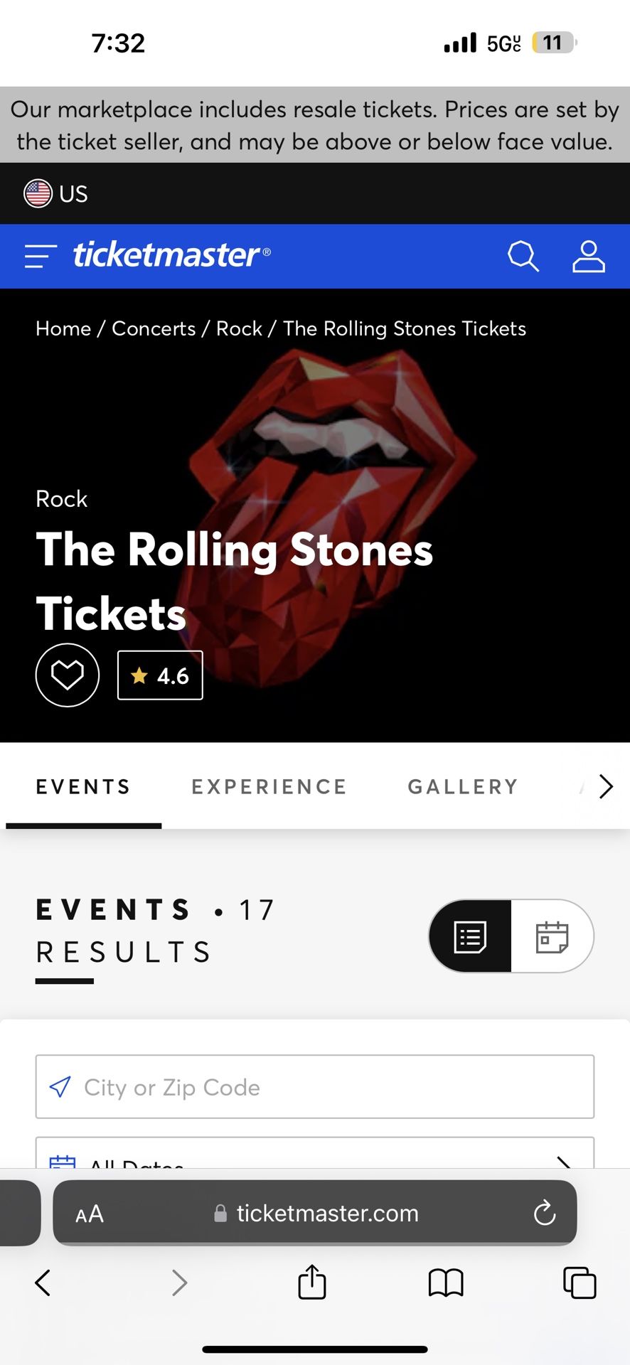 Rolling Stones Tickets