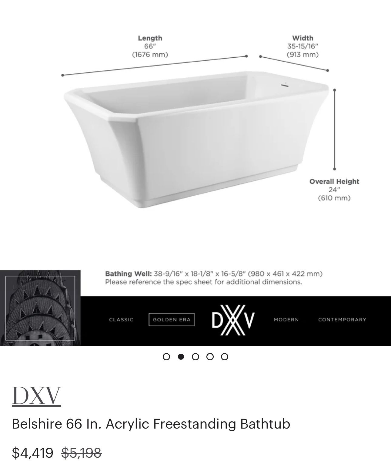 Belshire Freestanding Bathtub