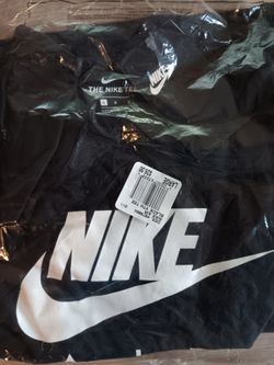 Nike T Shirt Boys Black White Size Large