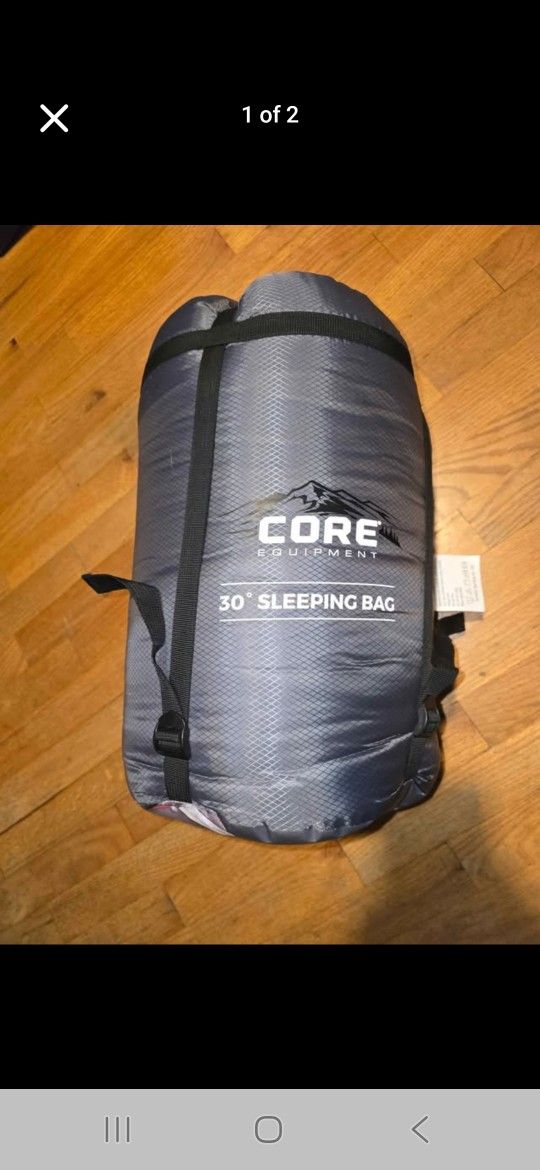 Core Sleeping Bag New!