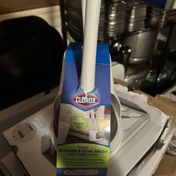 Clorox Toilet Plunger & Brush Combo 