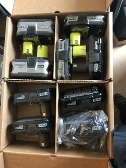 Ryobi 18V Batteries Each