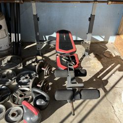 Olympic Bench With Weights