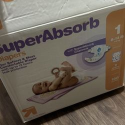 Target Up & Up Diapers SIZE 1 
