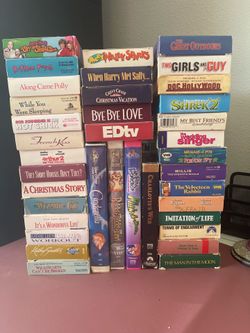 Lot of 37 VHS Tapes